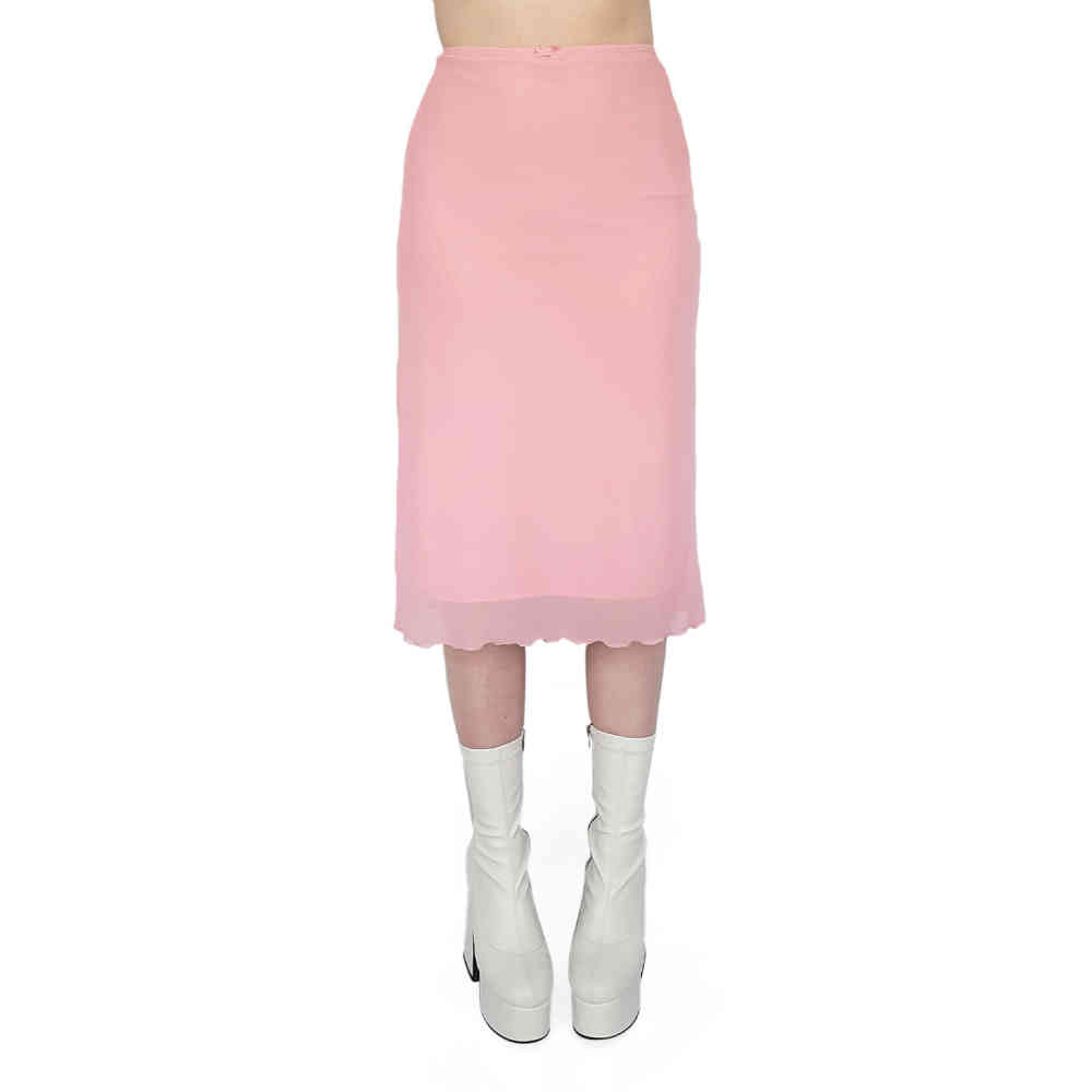 Banned - Keir Mesh Jupe longue - Rose